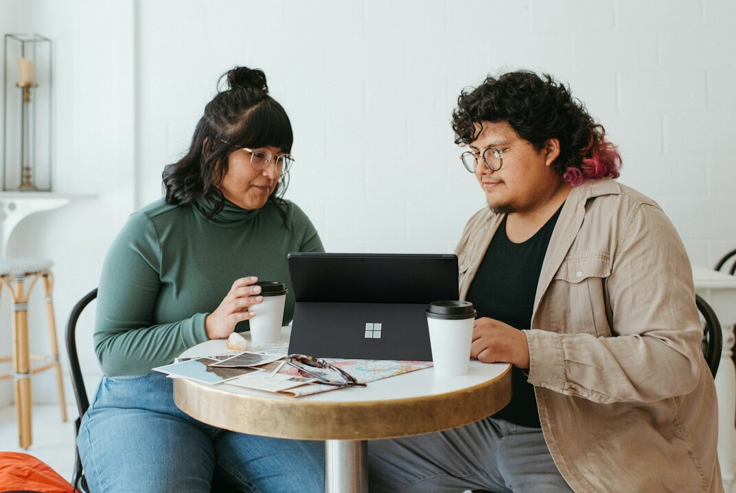couple discussing finances at home
